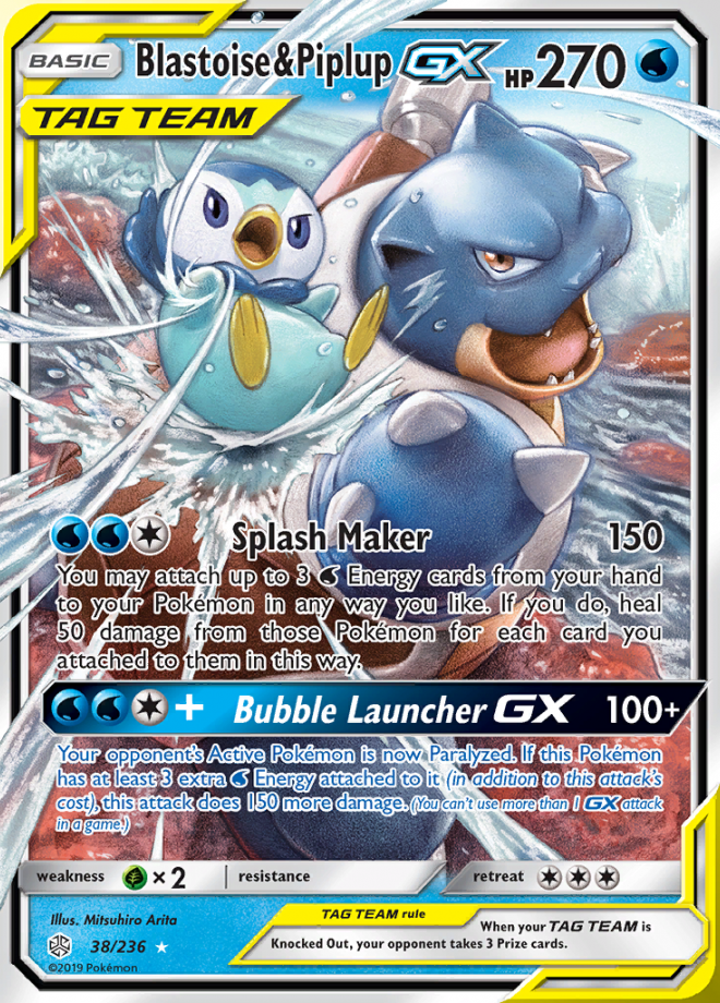 038/236 Blastoise & PiplupGX