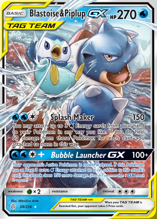 038/236 Blastoise & PiplupGX
