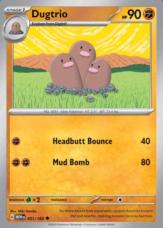 051/165 Dugtrio