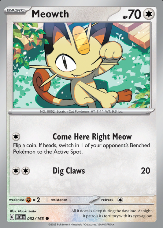 052/165 Meowth