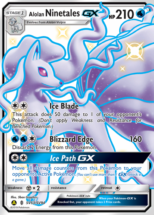 SV53/SV94 Alolan NinetalesGX