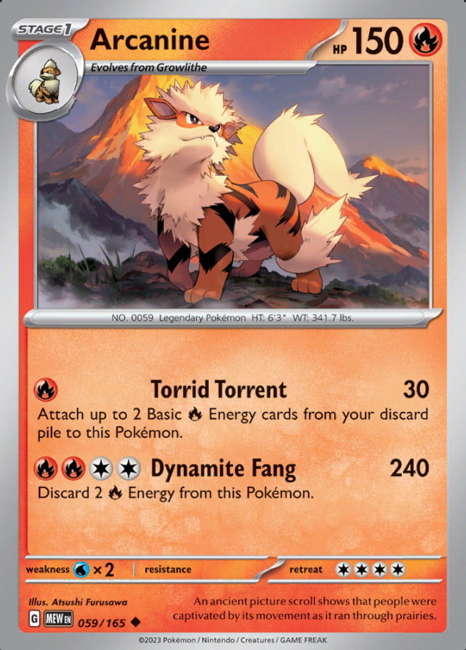 059/165 Arcanine