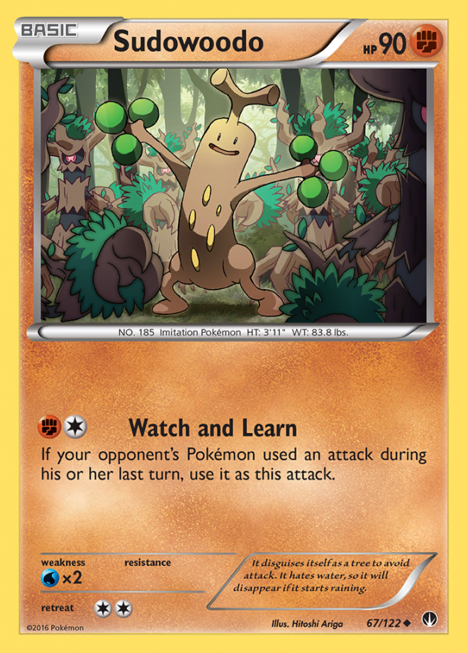 067/122 Sudowoodo