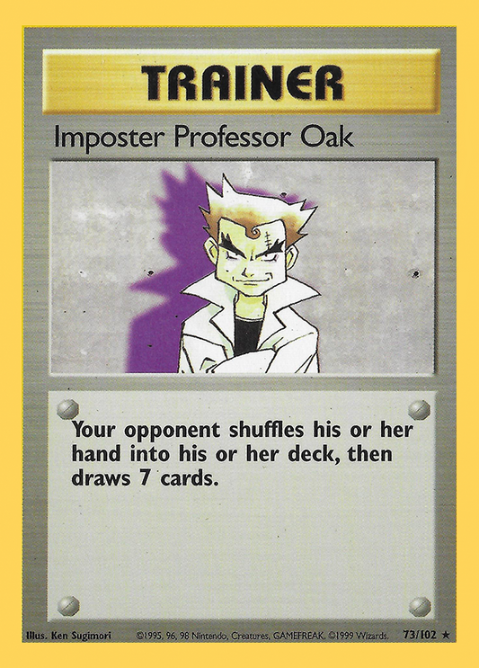 073/102 Imposter Professor Oak