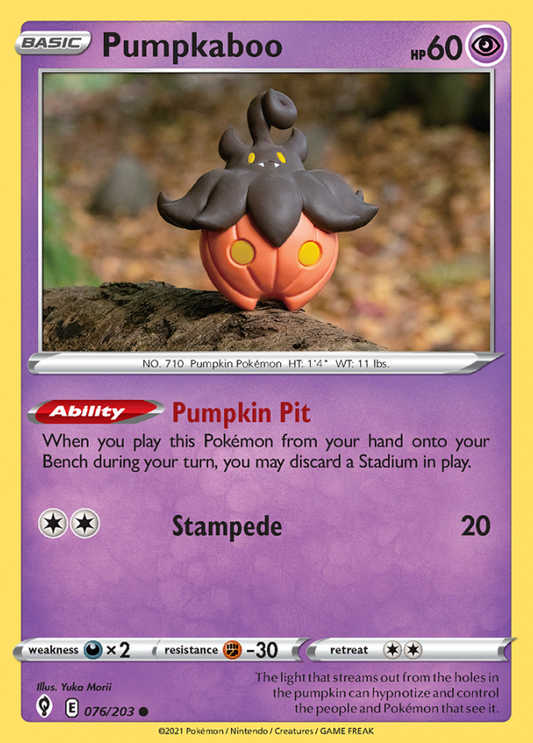 076/203 Pumpkaboo