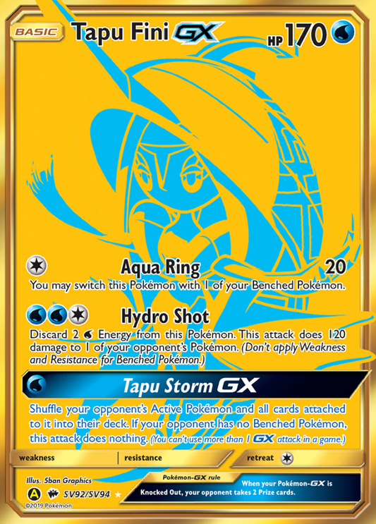 SV92/SV94 Tapu FiniGX