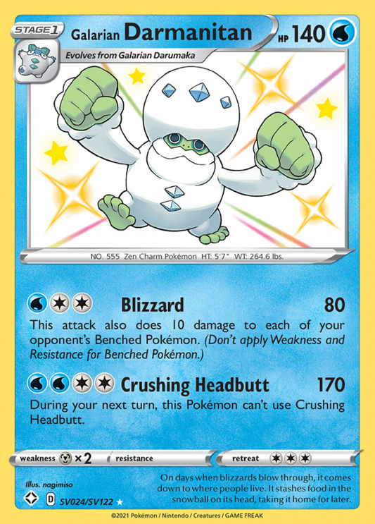 SV024/SV122 Galarian Darmanitan