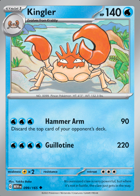 099/165 Kingler