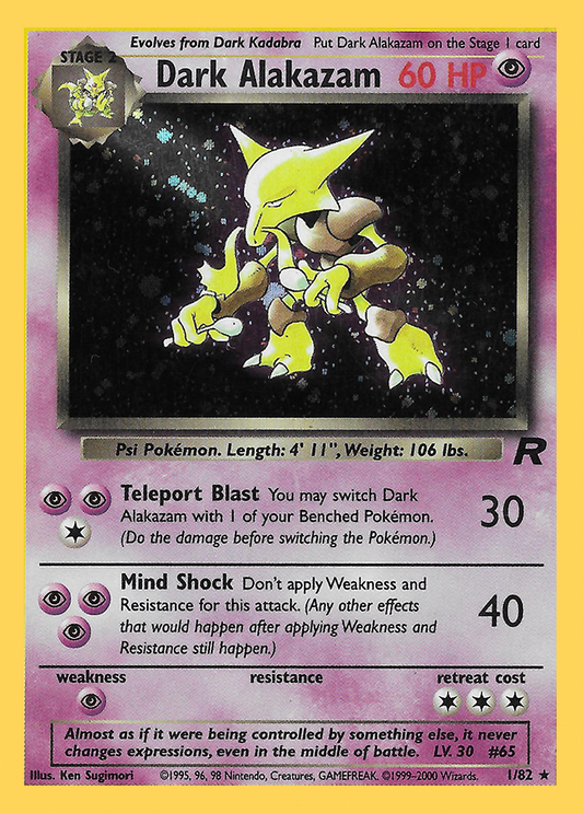 01/82 Dark Alakazam