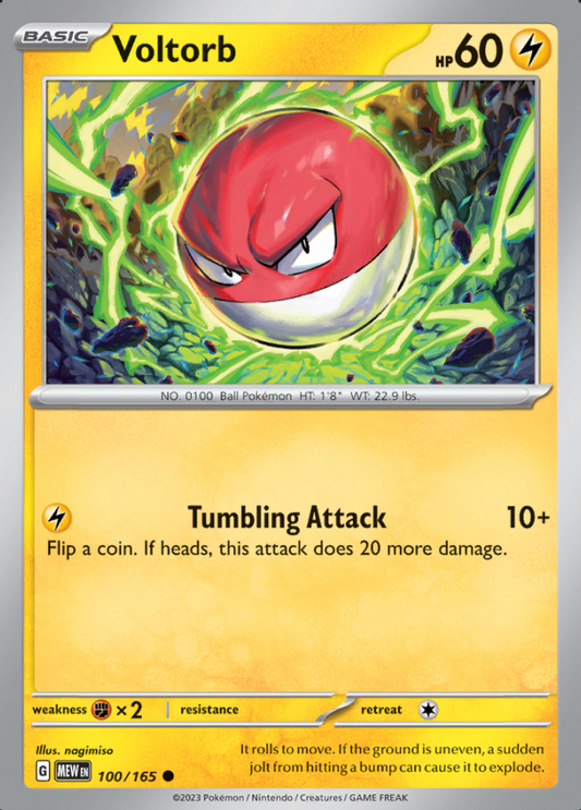 100/165 Voltorb