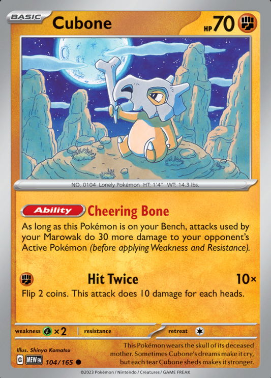 104/165 Cubone