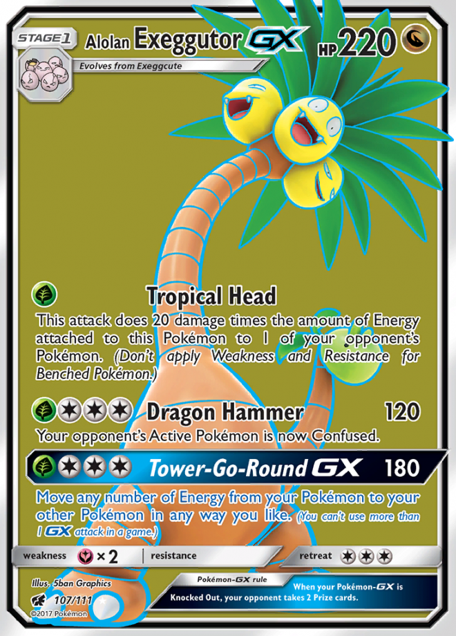 107/111 Alolan ExeggutorGX