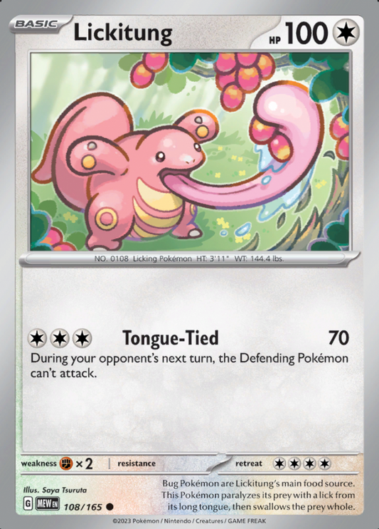 108/165 Lickitung