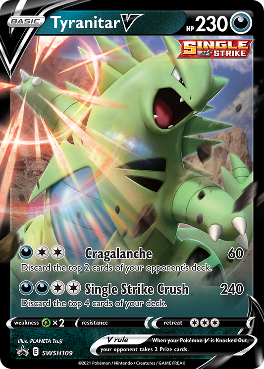 SWSH109 TyranitarV