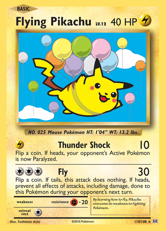 110/108 Flying Pikachu