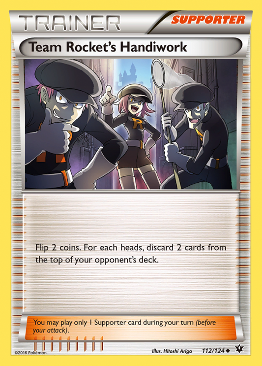 112/124 Team Rocket's Handiwork