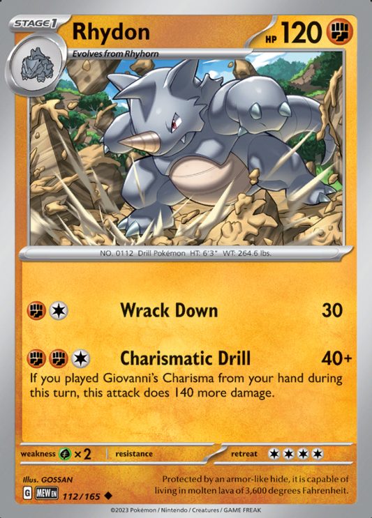 112/165 Rhydon
