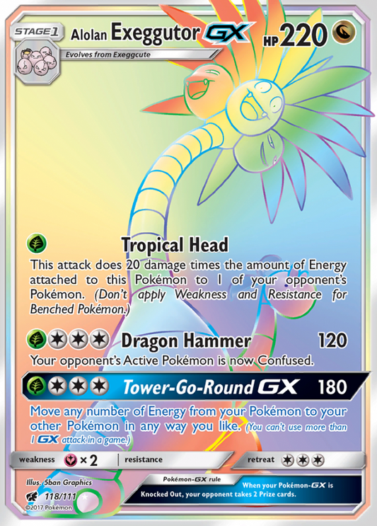 118/111 Alolan ExeggutorGX
