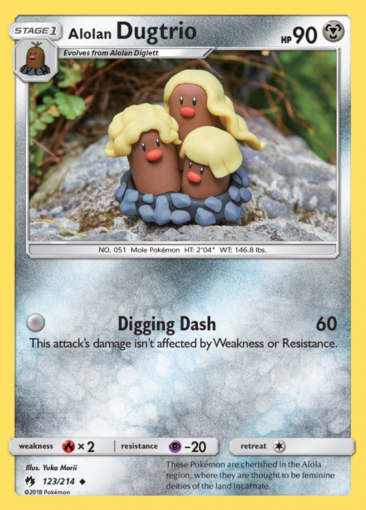 123/214 Alolan Dugtrio