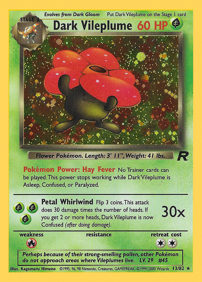013/82 Dark Vileplume