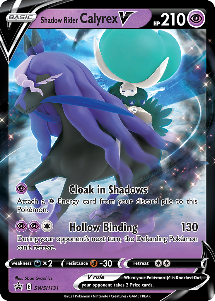 SWSH131 Shadow Rider CalyrexV