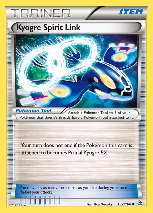 132/160 Kyogre Spirit Link