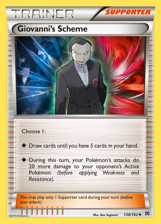 138/162 Giovanni's Scheme