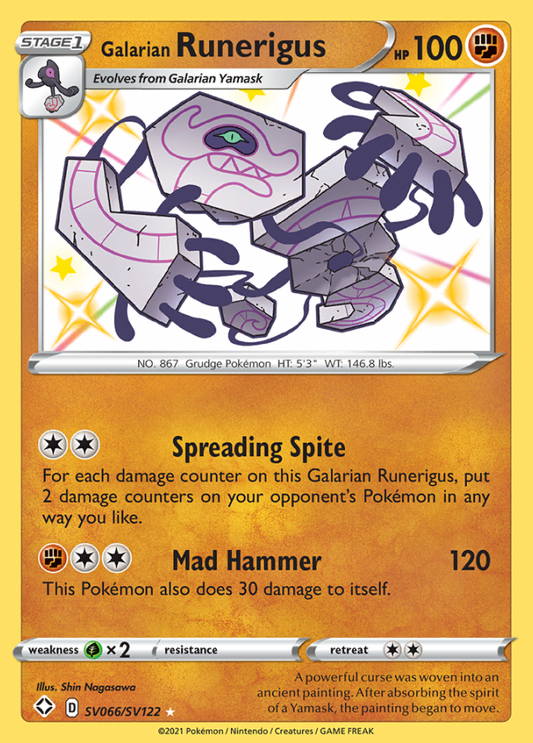 SV066/SV122 Galarian Runerigus