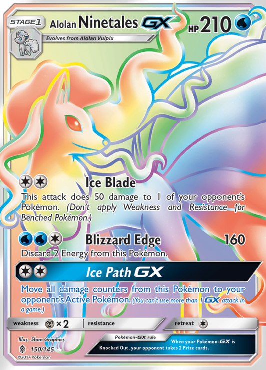 150/145 Alolan NinetalesGX