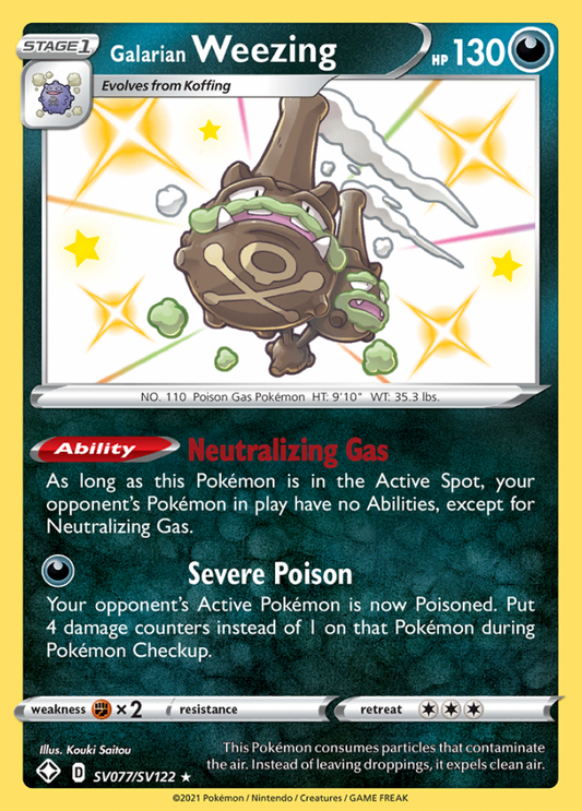 SV077/SV122 Galarian Weezing