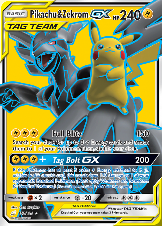 162/181 Pikachu & ZekromGX