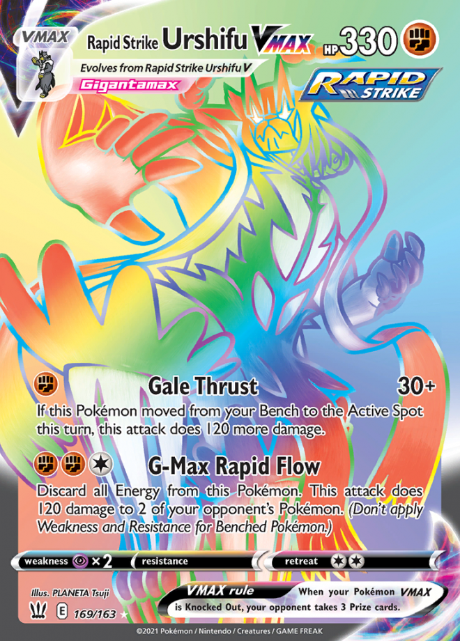 169/163 Rapid Strike UrshifuVMAX