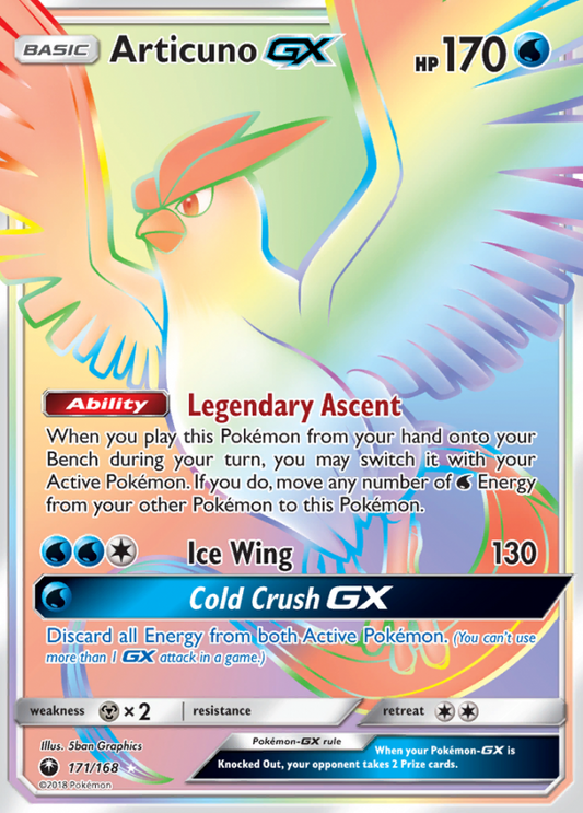 171/168 ArticunoGX
