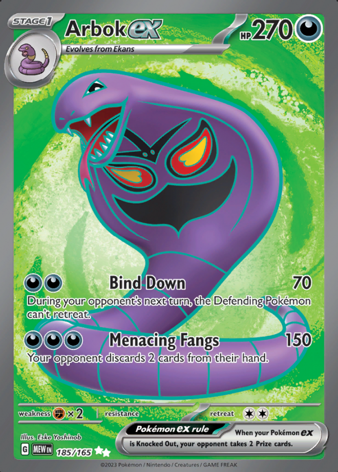 185/165 Arbok ex