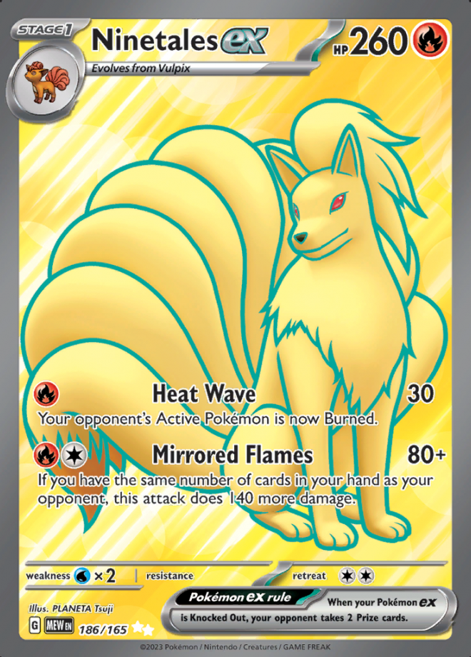 186/165 Ninetales ex