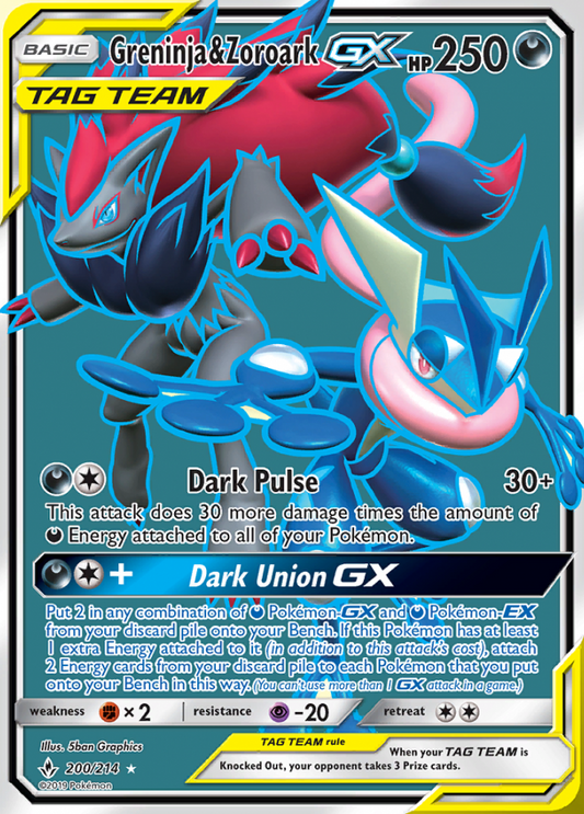 200/214 Greninja & ZoroarkGX