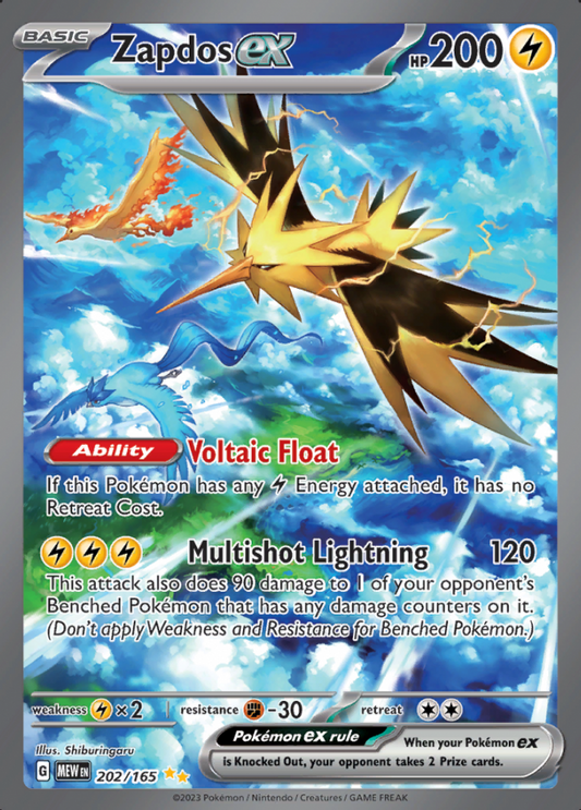 202/165 Zapdos ex