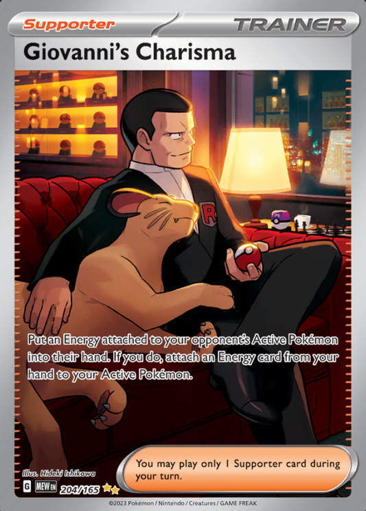 204/165 Giovanni's Charisma