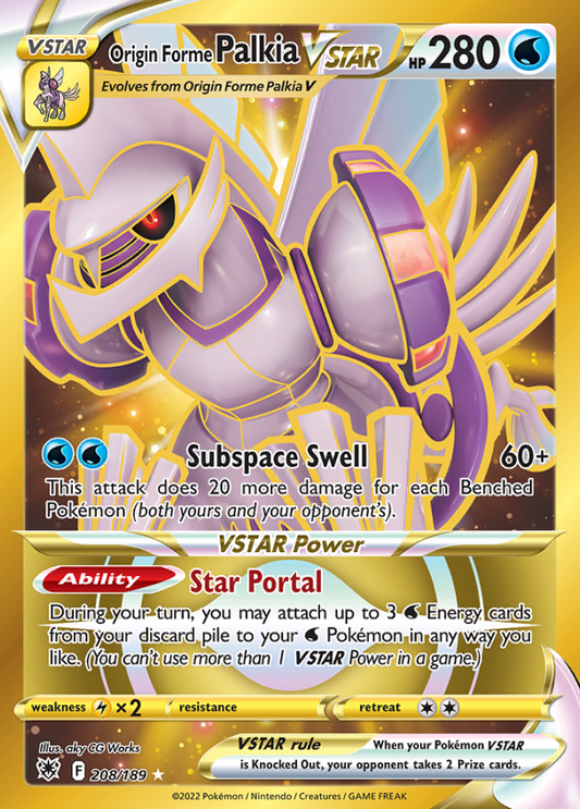208/189 Origin Form PalkiaVSTAR