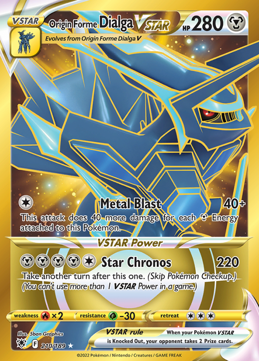 210/189 Origin Form DialgaVSTAR