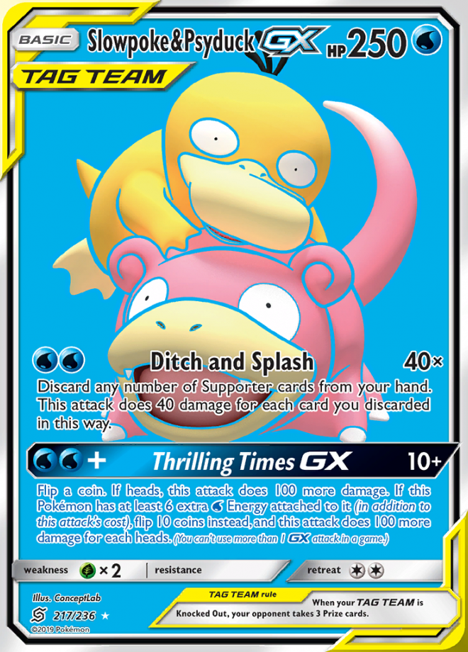 217/236 Slowpoke & PsyduckGX