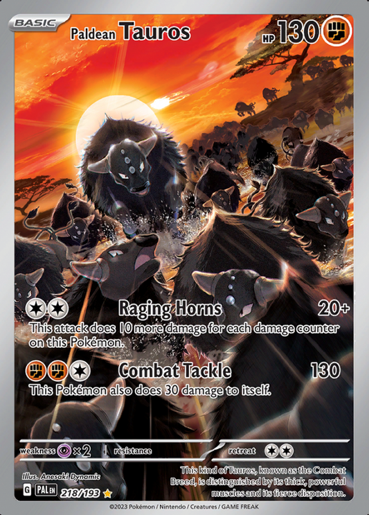218/193 Paldean Tauros