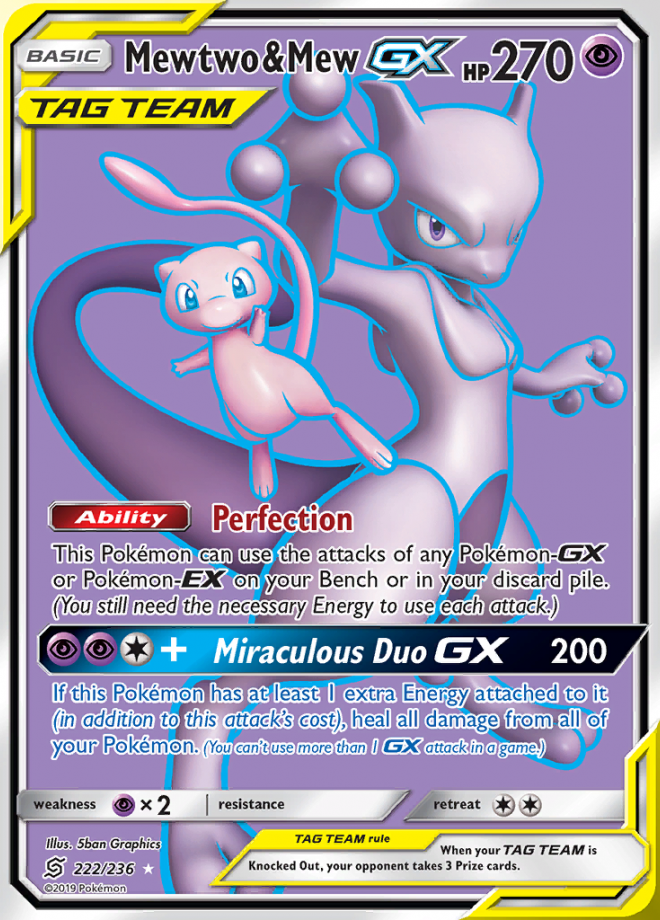 222/236 Mewtwo & MewGX