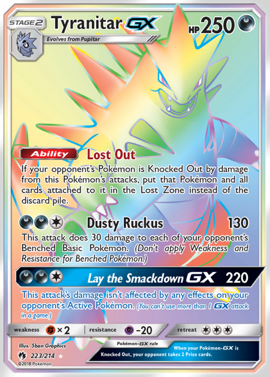 223/214 TyranitarGX
