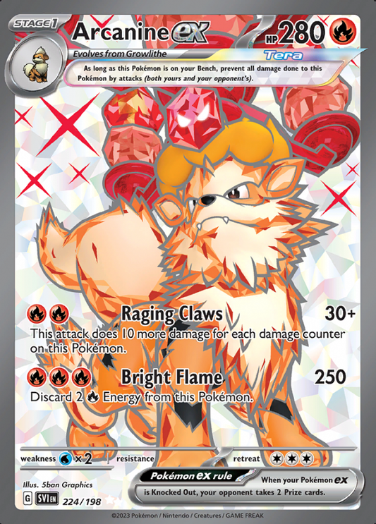 224/198 Arcanine EX