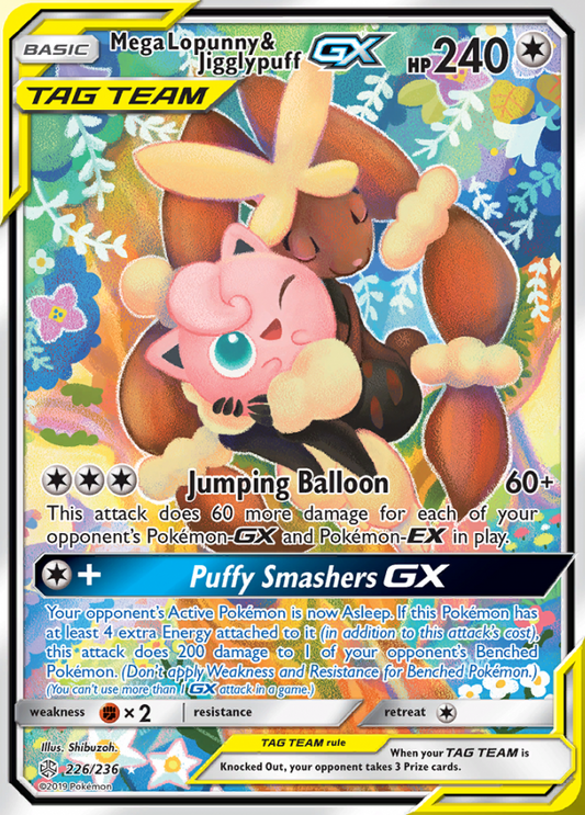 226/236 Mega Lopunny & JigglypuffGX