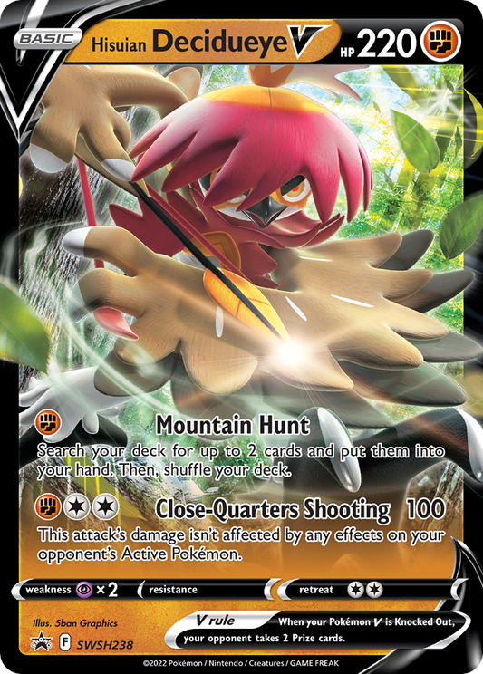 SWSH238 Hisuian DecidueyeV