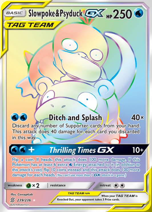239/236 Slowpoke & PsyduckGX
