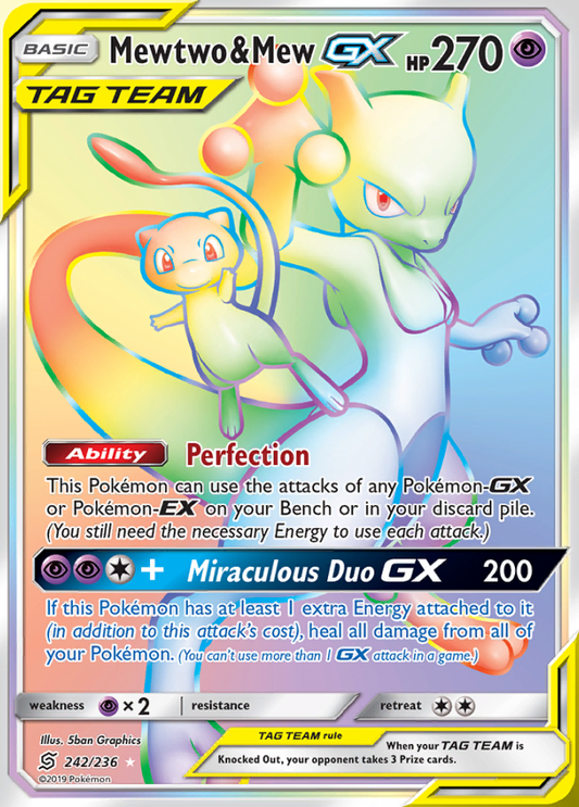 242/236 Mewtwo & MewGX