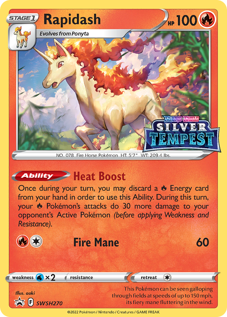 SWSH270 Rapidash